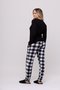Pijama Feminino Suede Calça Xadrez