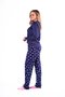 Pijama Semi Aberto Calça Estampada Plus Size Suede