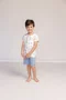 Pijama infantil manga curta menino
