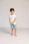 Pijama infantil manga curta menino