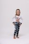 Pijama Feminino Infantil Familia Xadrez Suede tamanho do 2 ao 10