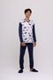 Pijama Infantil Masculino Suede tamanho do 12 ao 20
