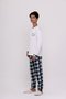 Pijama Masculino juvenil Xadrez tamanho do 12 ao 20