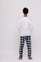Pijama Masculino juvenil Xadrez tamanho do 12 ao 20