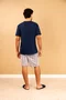 Pijama Bermuda Estampada Masculino Poliviscose P ao GG