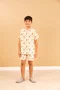 Pijama Blusa Manga Curta Masculino Liganete Infantil 2 ao 10