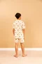Pijama Blusa Manga Curta Masculino Liganete Infantil 2 ao 10