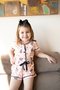 Pijama Curto Americano Estampado Romantic Infantil