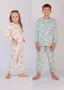Pijama Estampado com Punho Unissex Juvenil Fleece do 12 ao 16