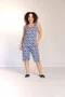 Pijama Estampado Regatão e Bermua Pescador Liganete XGG