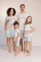 Pijama feminino Manga curta Sortido Tamanho 2 ao 10 Opção Familia