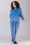 Pijama Fleece Feminino com Capuz e Bolso do P ao GG (Opção casal em algumas cores)