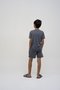 Pijama Liso Masculino Bermuda Bolso Poliviscose Juvenil