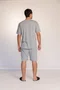 Pijama Masculino Comfort Cinza Curto Tamanhos do P ao GG