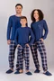 Pijama Masculino Infantil calça xadrez Tamanho 2 ao 10