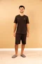 Pijama Masculino Manga curta 100% algodão P ao GG