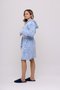 Robe Estampado Com Capuz Feminino Fleece