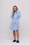Robe Estampado Com Capuz Feminino Fleece
